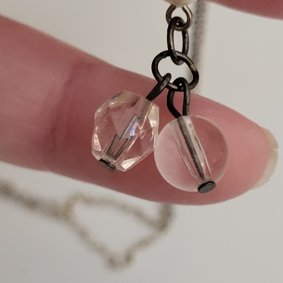 Faux Pearl Rhinestone Necklace - Picture 11 of 15